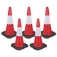 Sealey Traffic Cone 75cm - Pack of 5 TFC05