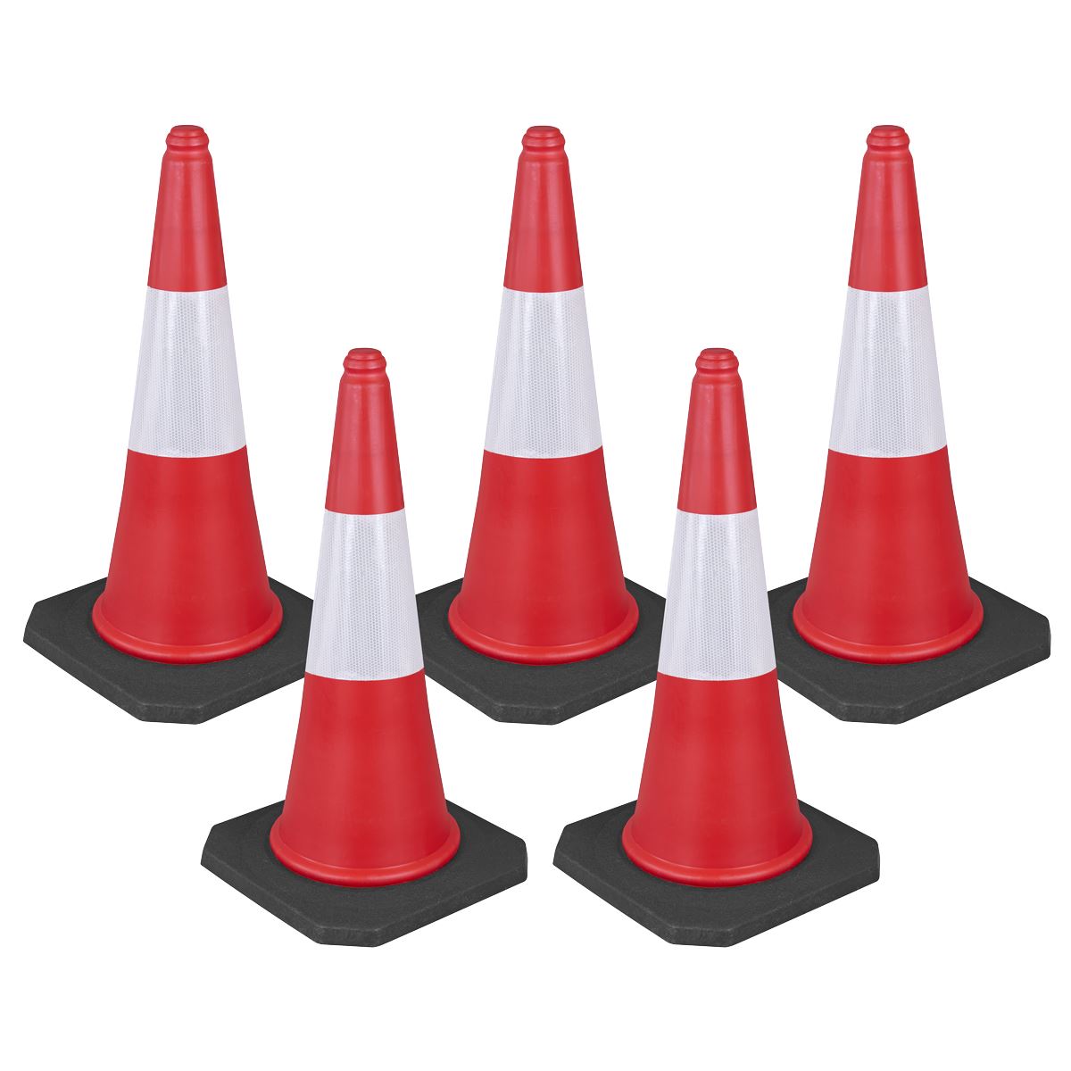Sealey Traffic Cone 75cm - Pack of 5 TFC05