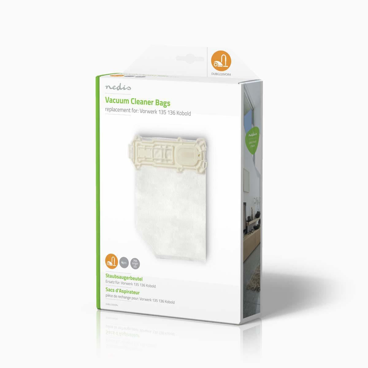 Nedis Vacuum Cleaner Bag Vorwerk 135 136 Kobold DUBG220VOR4