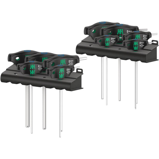 Wera 454/10 Hf Set Imperial 1 Hex-Plus T-Handle Set 10Pc 023451