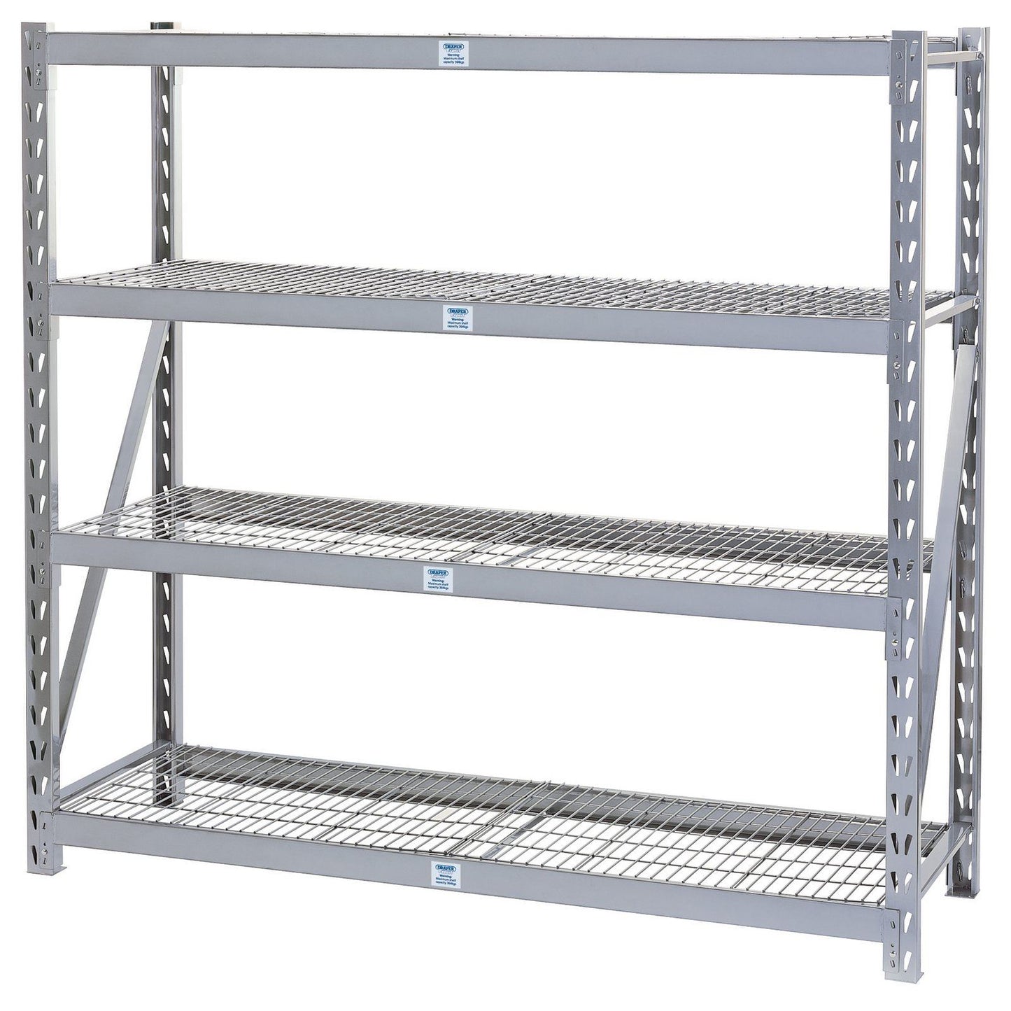 Draper Expert Expert Heavy Duty Steel 4 Shelving Unit - 1959 x 610 x 1830mm - 05227