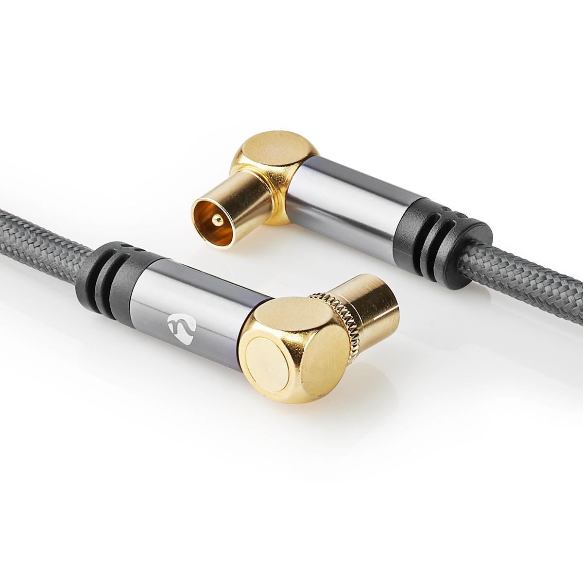 5m Coaxial Cable 100dB IEC (Coaxial) Male to IEC (Coaxial) Female Gun Metal - CSTB40015WT50