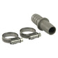 HQ Extension piece + 2 hose clips (16 to 27 mm) 19 x 19 mm - WAEP1919CL