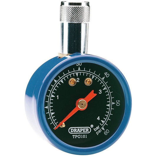 Draper Tyre Pressure Gauge TPG101 - 69923