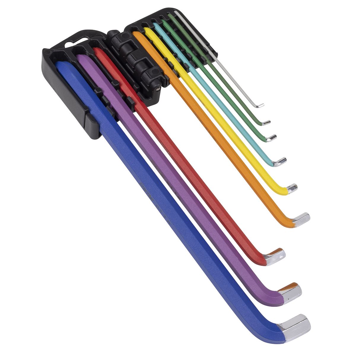 Sealey Premier Extra-Long Stubby Element Hex Key Set 9pc AK71740