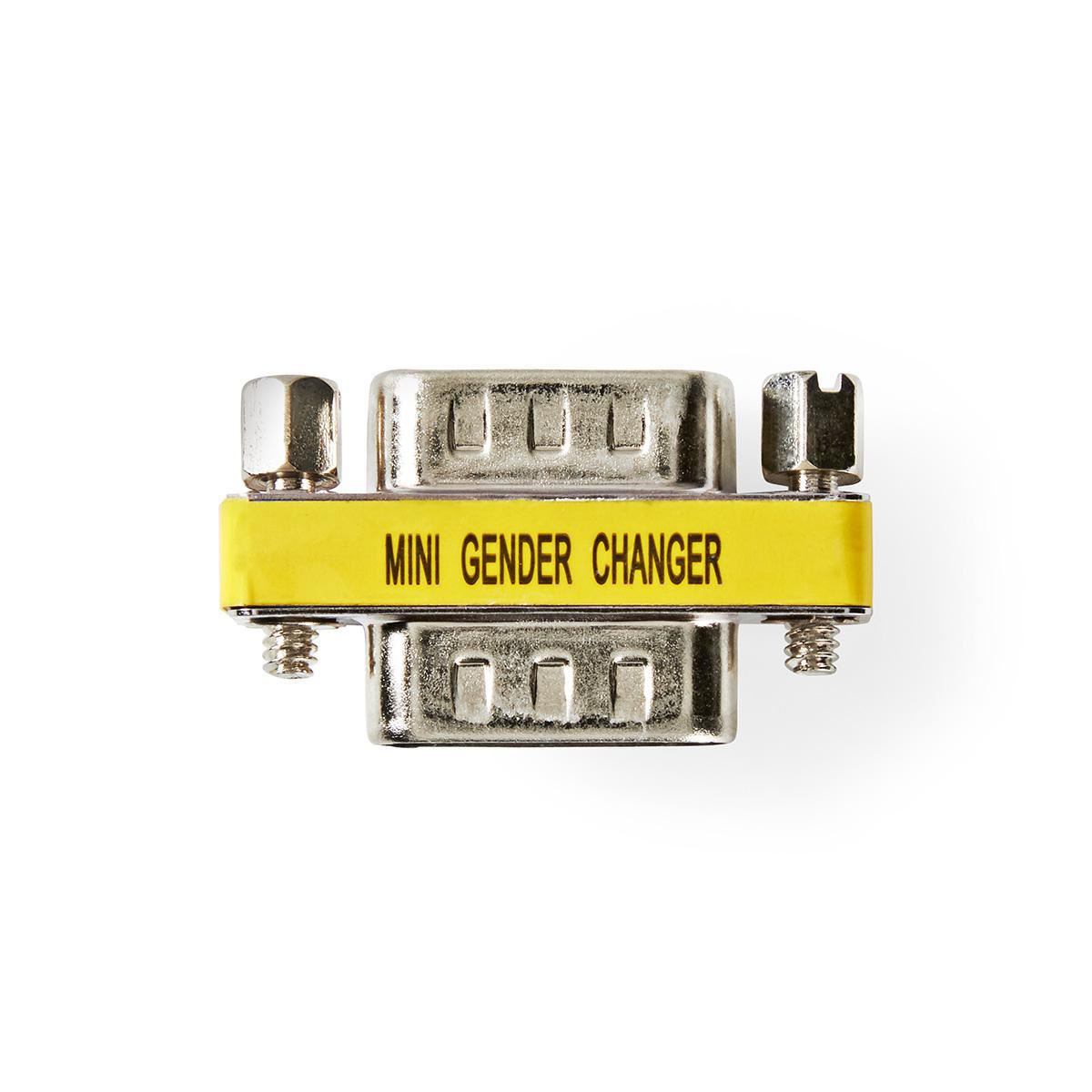 Nedis D-Sub Coupler D-Sub 9-Pin Male to D-Sub 9-Pin Male Metal CCGP52811ME