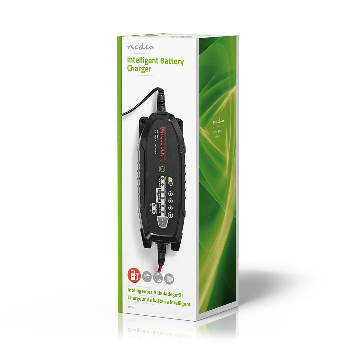 Nedis Lead-Acid Battery charger 3.8A Universal BACCH03