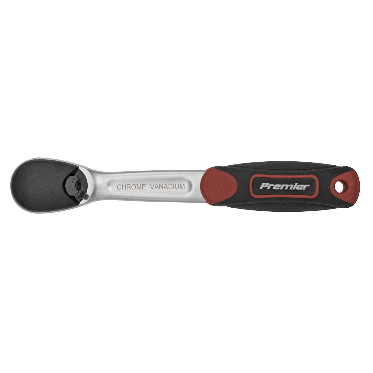 Sealey Ratchet Wrench 1/4"Sq Drive Dust-Free Push Rev - Platinum AK8976