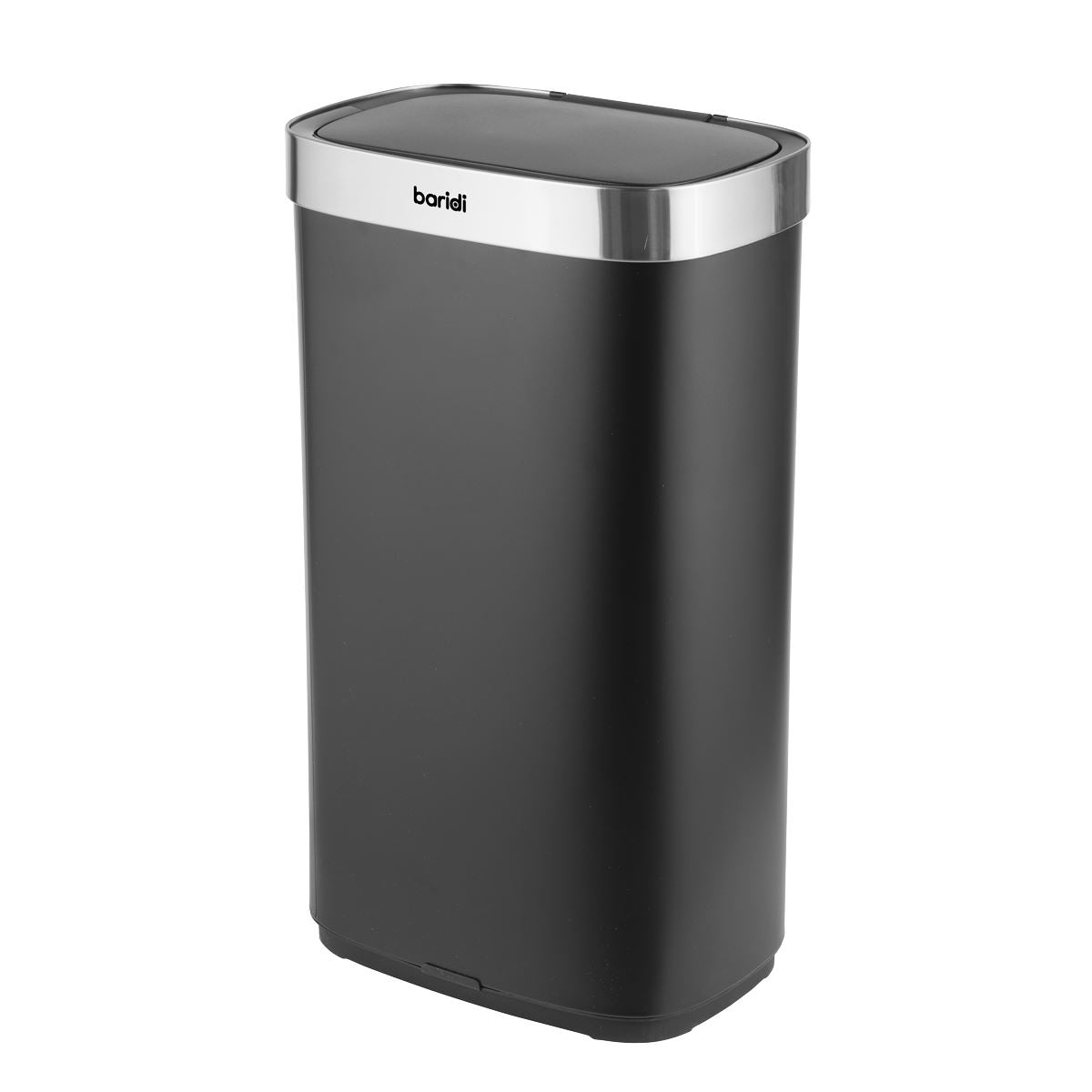 Baridi Sensor Bin 80L - Black/Stainless Steel DH283