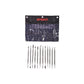 Amtech 12 Piece Stainless Steel Wax Carving Set Double Ended Carving Tools - R0330