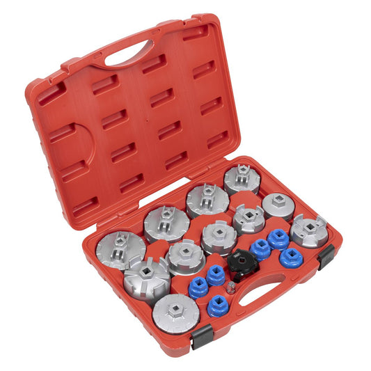 Sealey Oil Filter Cap Wrench Set 19pc VS7013