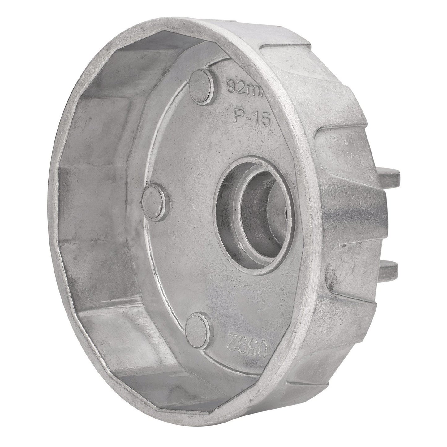 Draper Oil Filter Wrench, 3/8" Sq. Dr., 92mm/15 Flutes