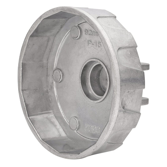 Draper Oil Filter Wrench, 3/8" Sq. Dr., 92mm/15 Flutes