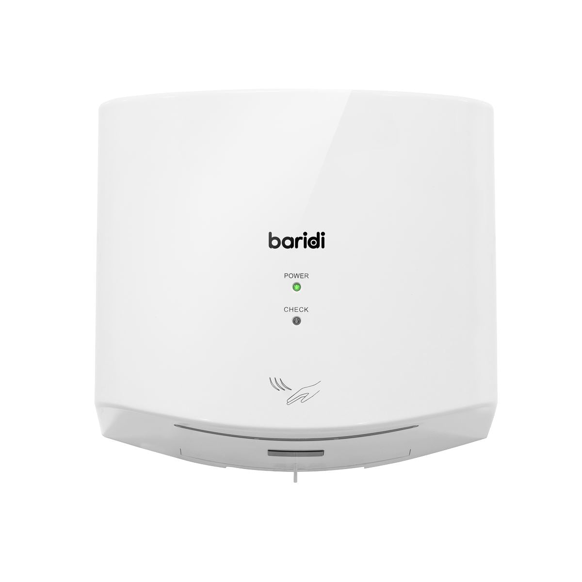 Baridi High Speed Hand Dryer with Auto Sensor 1400-1650W - White DH378
