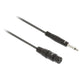 Sweex XLR Mono Cable XLR 3-Pin Female to 6.35mm Male 3m Dark Grey SWOP15120E30 - COTH15120GY30