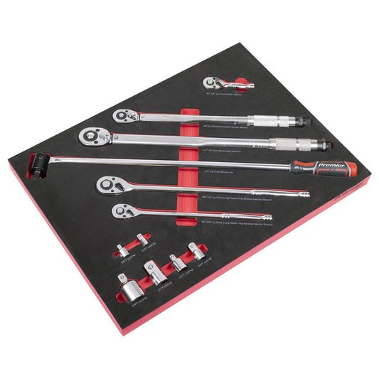 Sealey Ratchet, Torque Wrench, Breaker Bar, Socket Adaptor Set, 3/8", 1/2"Sq Dr