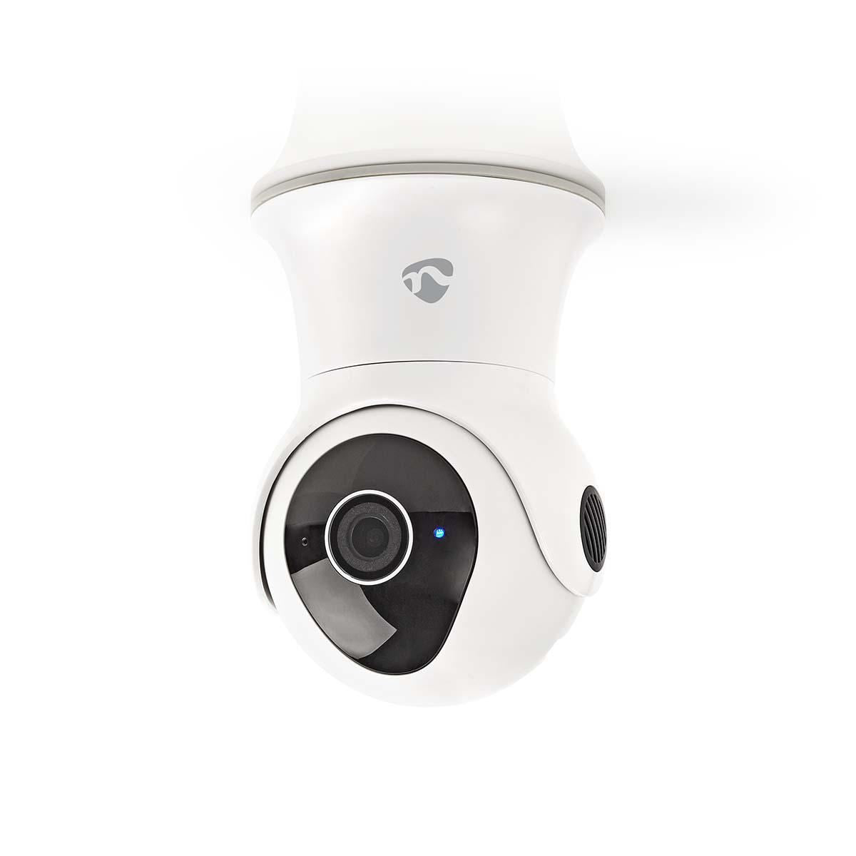Nedis WiFi Smart IP Camera Pan/Tilt Full HD 1080p Outdoor Waterproof WIFICO20CWT
