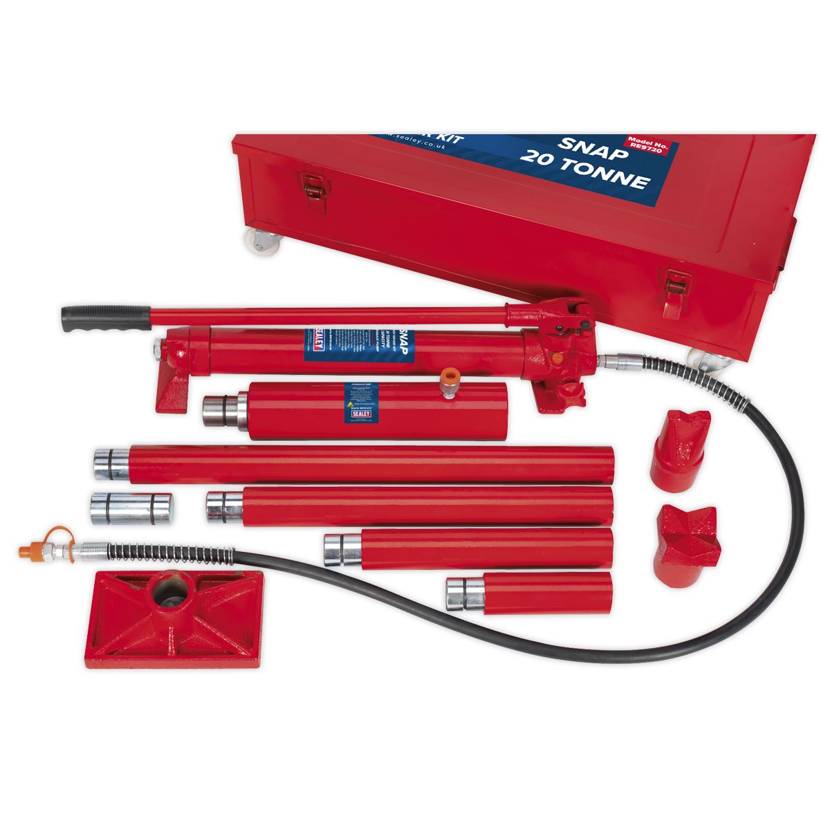 Sealey Hydraulic Body Repair Kit 20 tonne Snap Type RE9720