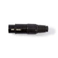 Nedis XLR Connector XLR 3-pin Female Black COTP15902BK