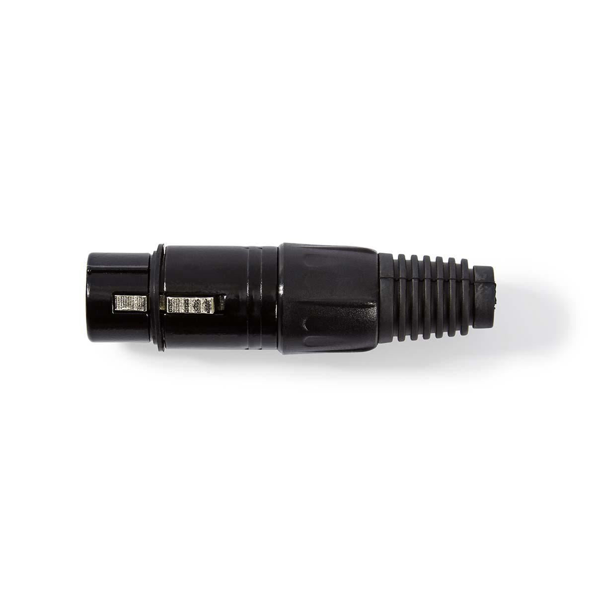 Nedis XLR Connector XLR 3-pin Female Black COTP15902BK