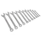 Sealey Combination Spanner Set 11pc Imperial S0857