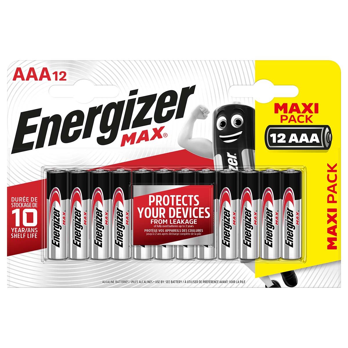 Energizer Alkaline Battery AAA 1.5 V 12-Blister