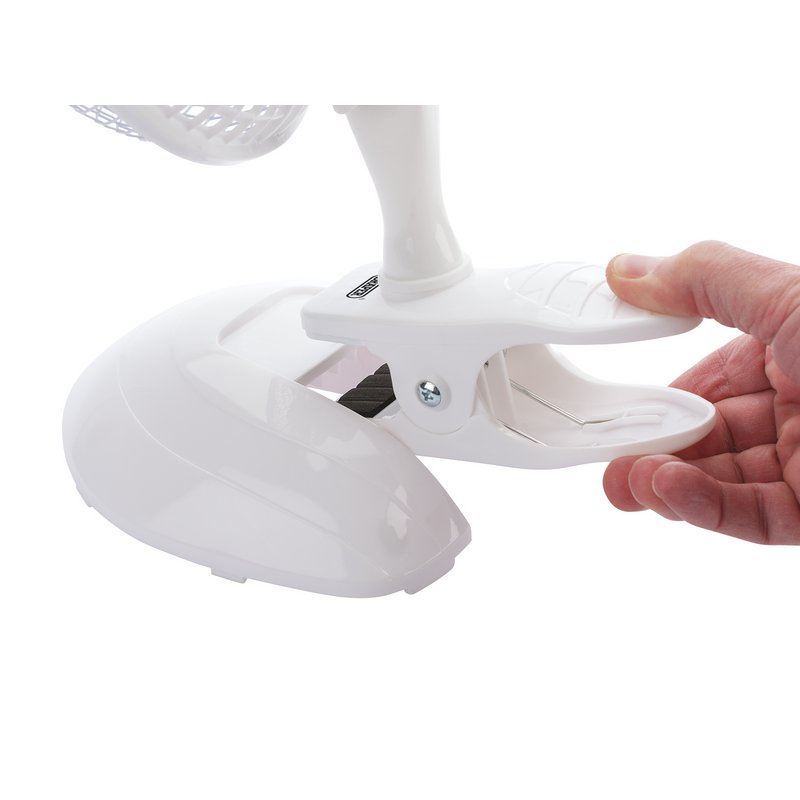 Draper 6" Clip-On Desk Fan (150mm) FAN1B - 08710
