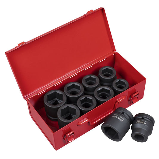 Sealey Impact Socket Set 10pc 1"Sq Drive Metric/Imperial AK688