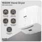 Baridi High Speed Hand Dryer with Auto Sensor 1400-1650W - White DH378