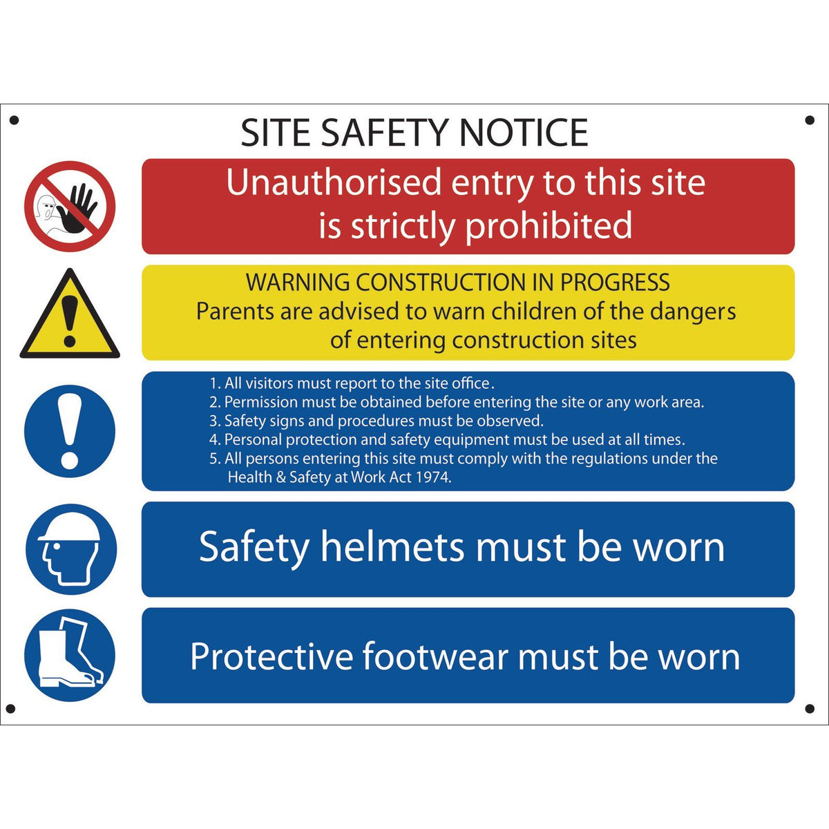 Public Safety Warning Sign CCTV In Operation Plastic Notice Board 150m ...