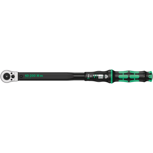Wera Click Torque C 3 Push Torque Wrench/Spanner 40 - 200Nm 1/4"  R/L Sq 075626