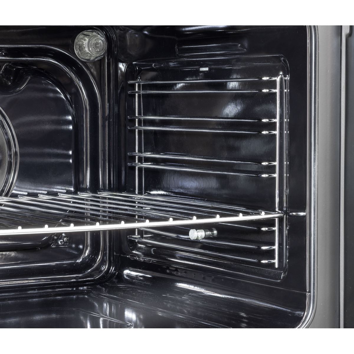 Baridi 90cm Built-In Double Oven, 88L Capacity, Energy Rating A - Black DH279