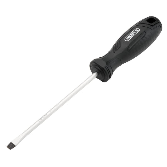 Draper Slotted Hard Grip Screwdriver, 5.5 x 125mm