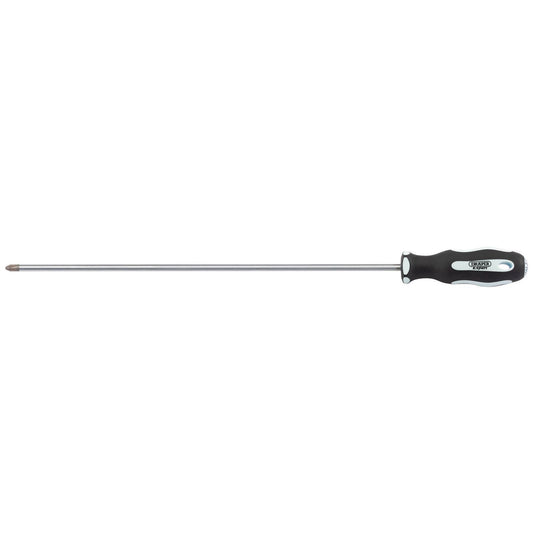 Draper 63594 Cross Slot Extra Long Reach Soft Grip Screwdriver No.2 x 450mm