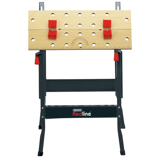 Draper Foldable Workbench Bench Work Portable Clamping Folding Worktop Table - 68027