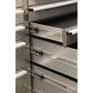 Premier Mobile Stainless Steel Tool Cabinet 10 Drawer with Backboard & 2 Wall Cupboards AP5520SS