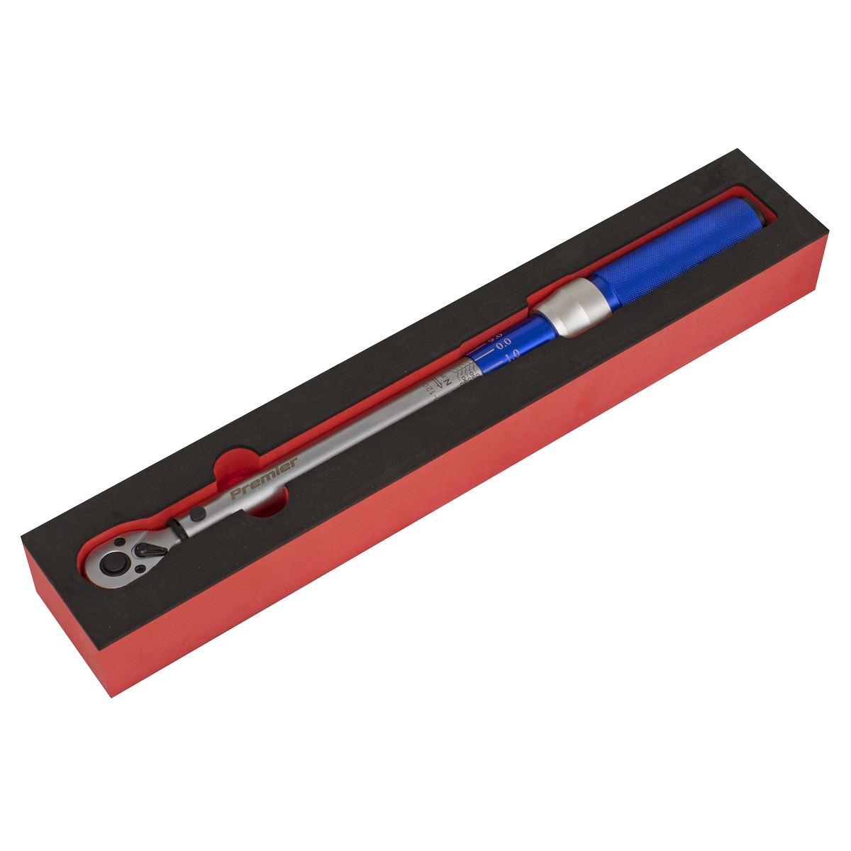 Sealey Torque Wrench Micrometer Style 3/8"Sq Dr 20-120Nm-Calibrated STW903