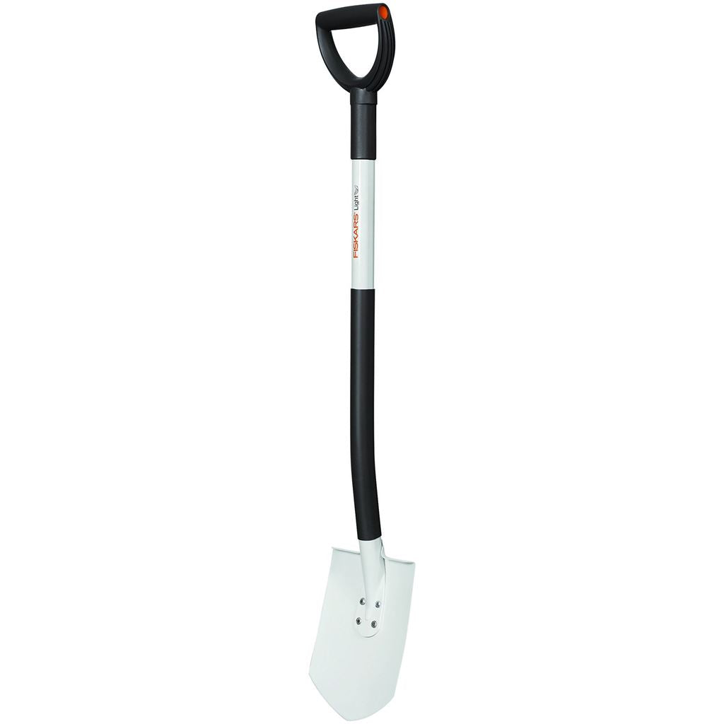 Fiskars Digging Spade, white