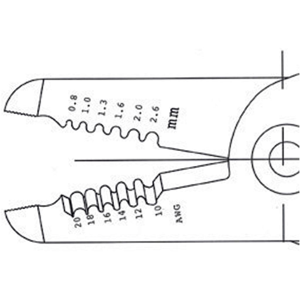 Piergiacomi Wirestripper / plier / scissor - PG-CSP30/2
