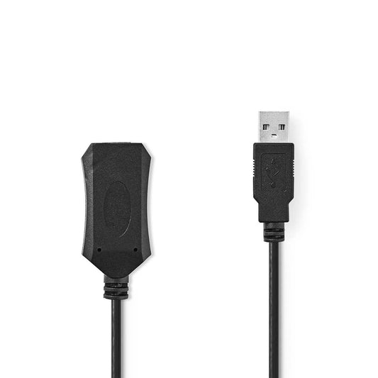 Active USB Cable USB2.0 USB-A Male USB-A Female 480Mbps 20m Nickel Plated Copper