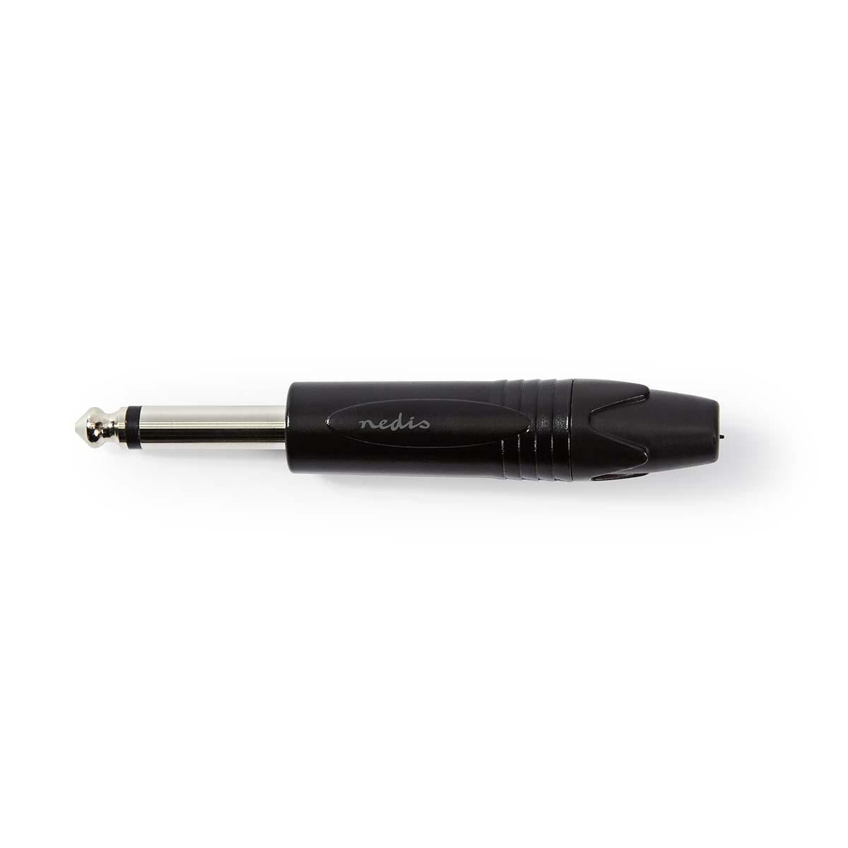 Nedis Audio Connector Mono 6.35mm Male Black COTP23900BK