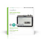 Nedis Portable USB Cassette to MP3 Converter with USB Cable and Software - ACGRU100GY
