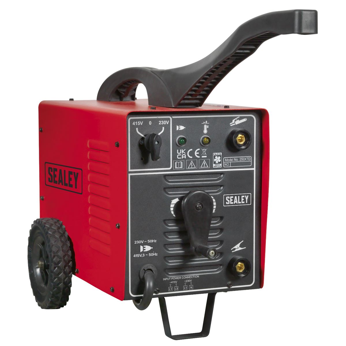 Sealey Arc Welder 250A 230/415V 3ph with Accessory Kit 250XTD