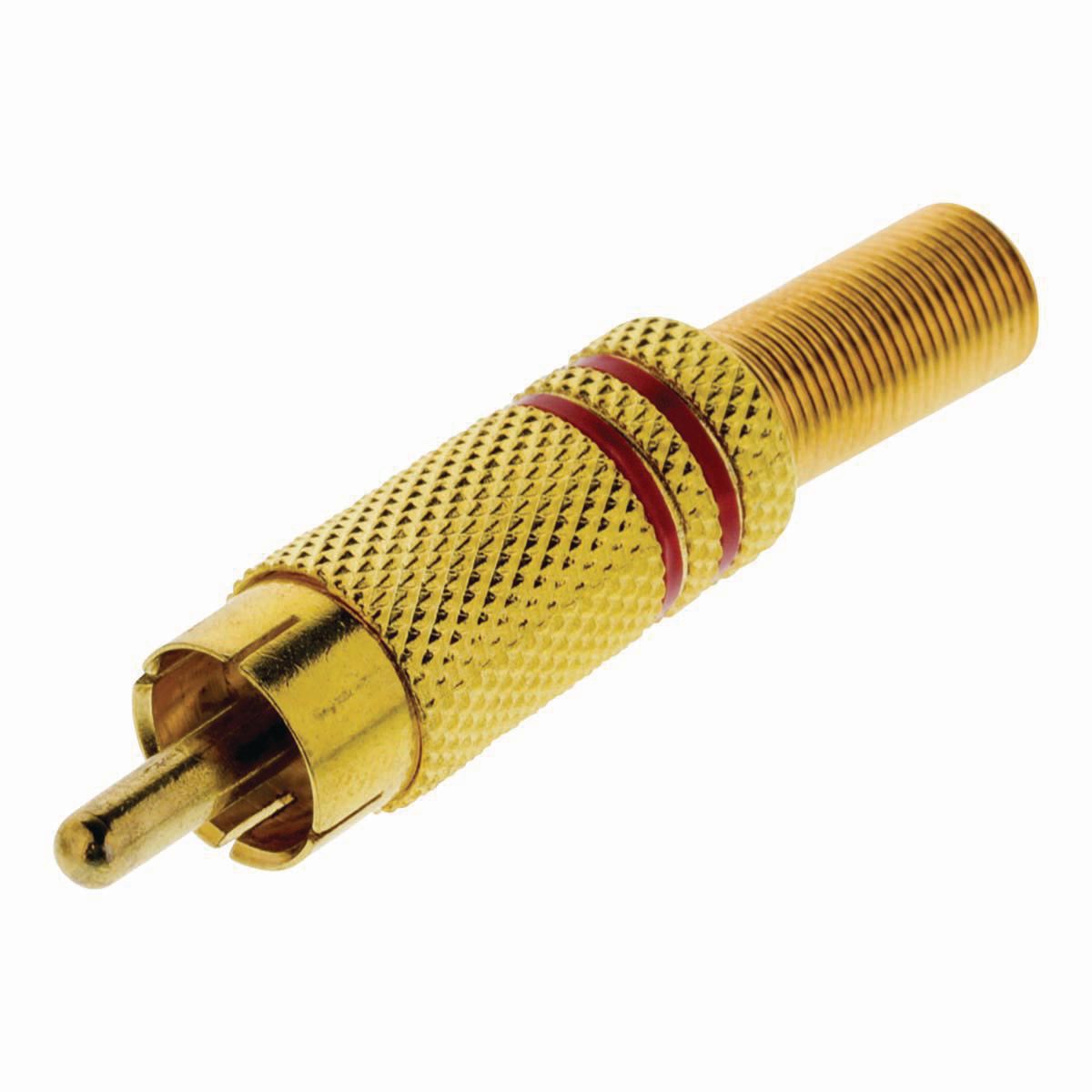 Nedis RCA Connector RCA Male 10 pieces Red CAGP24900RD