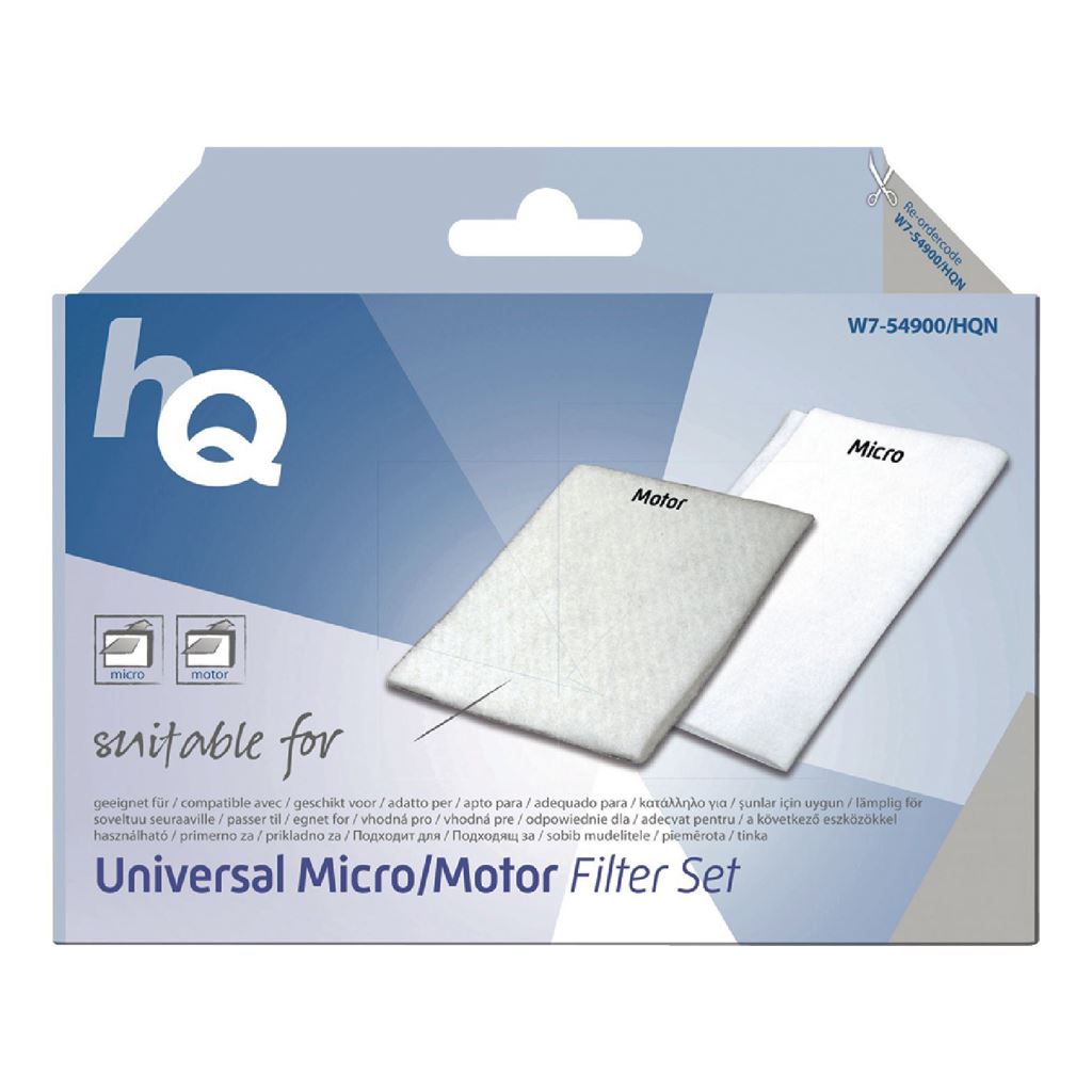 HQ Universal micro/motor filter set - VCFI210UNI