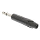 Sweex Stereo Connector 6.35mm Nickel-Plated Black SWOP23901B Connector/Plug - COTP23901BK