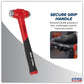 Sealey Premier Dead Blow Ball Pein Hammer 16oz DBH16