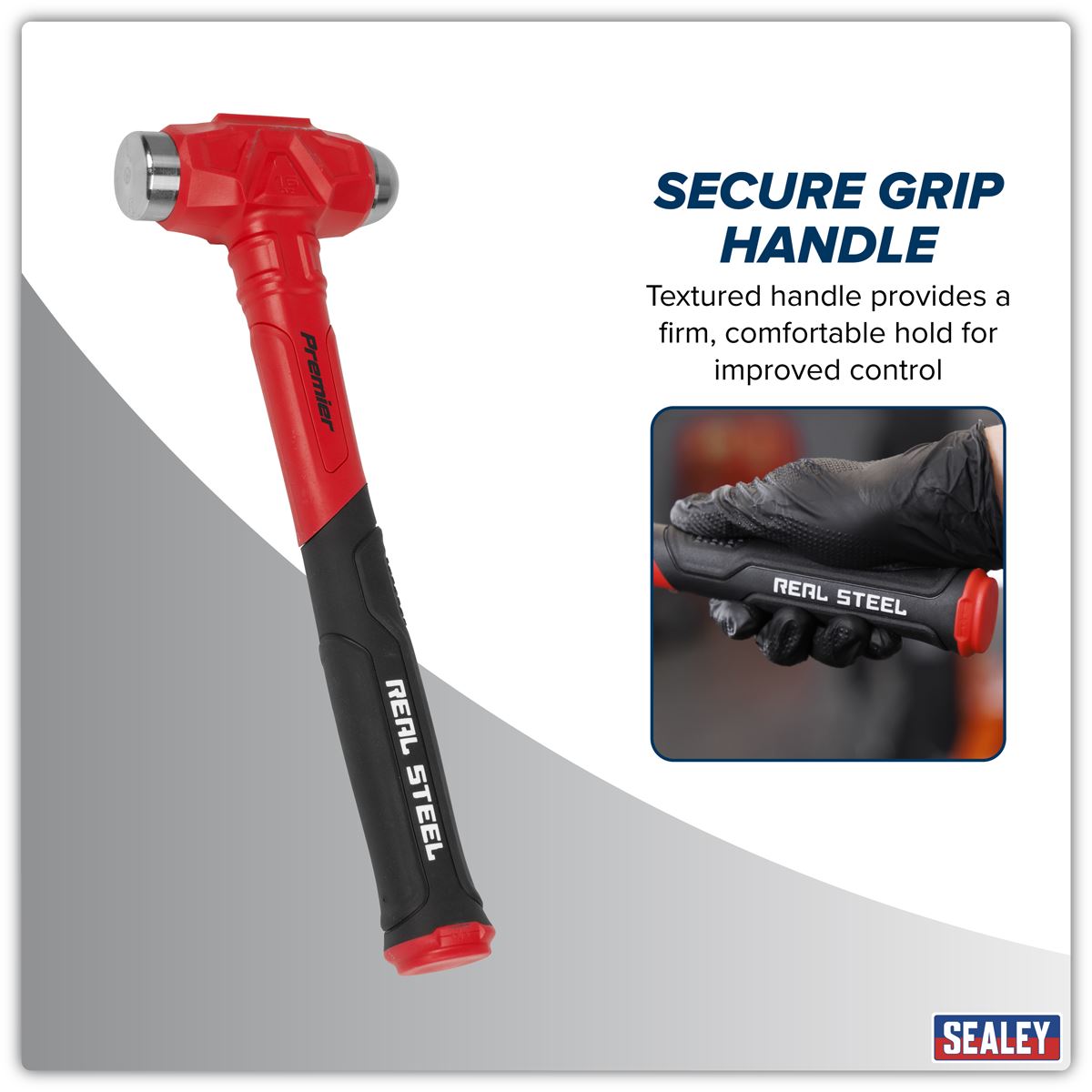 Sealey Premier Dead Blow Ball Pein Hammer 16oz DBH16