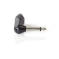 Nedis Audio Connector Mono 6.35mm Male Angled Black COTP23902BK