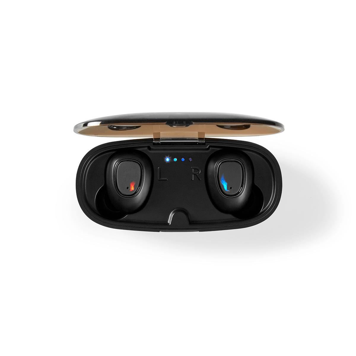 Nedis Fully Wireless Bluetooth® Earphones 5hr Voice Control Wireless Chargeable - HPBT5052BK